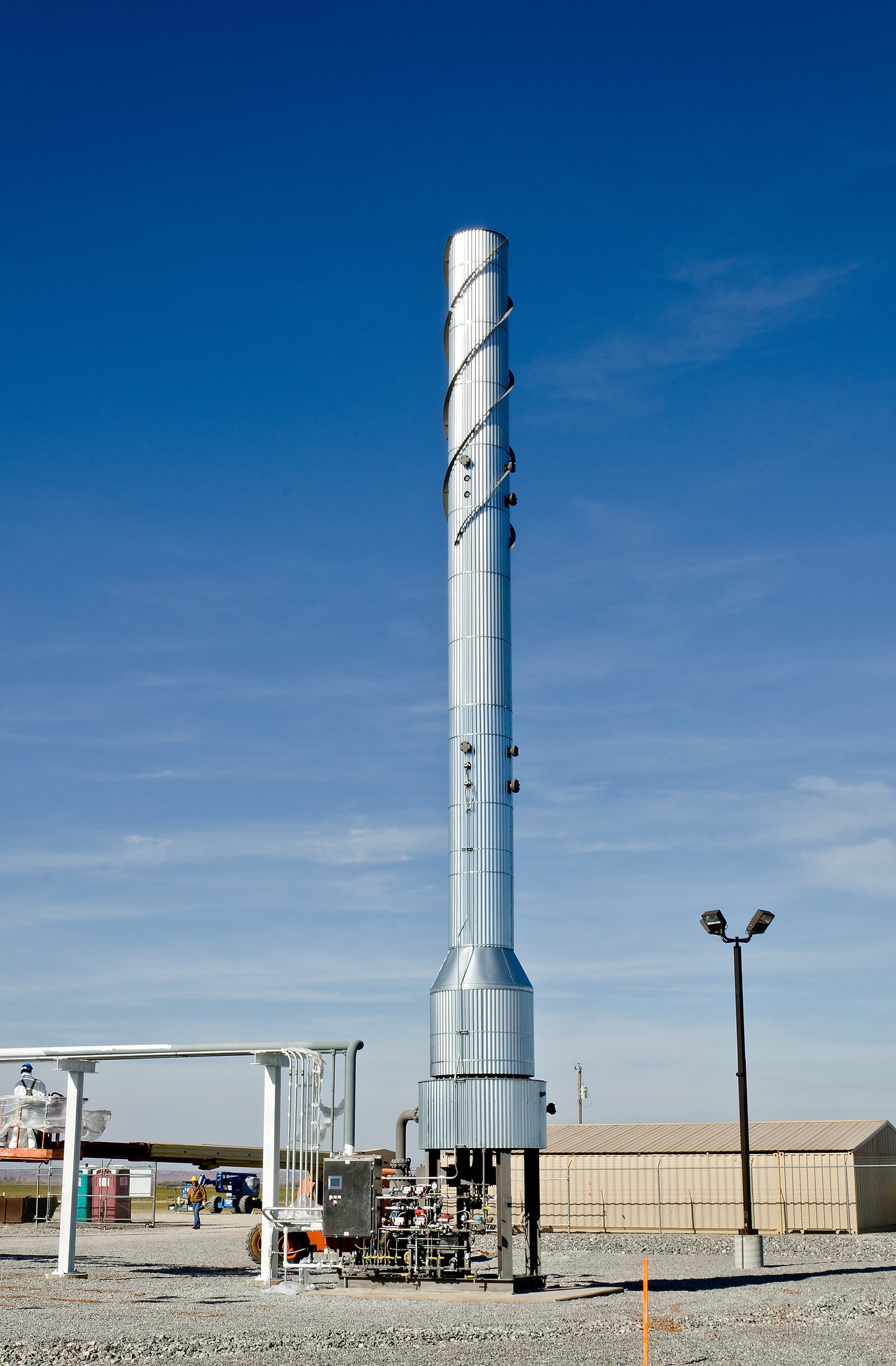 rental-incinerator-at-job-site