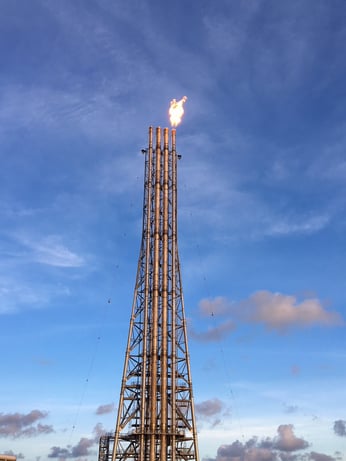 Figure 2 Case 1 Demountable Flare System During Operation (1)