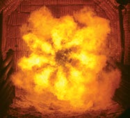 GB Low-NOx Power Brenner Flamme