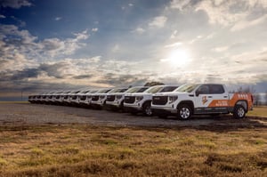 Camions de services sur le terrain 2