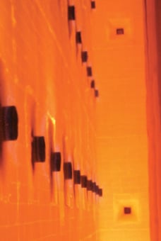 Multi jet radiant wall