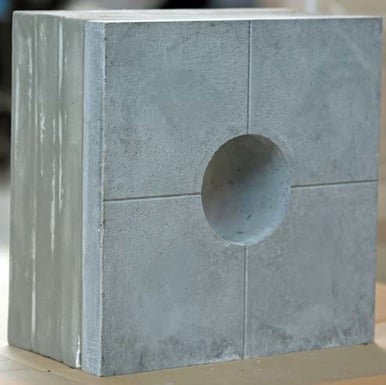 Photo: Zeecolite tile - hot face