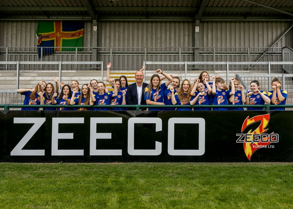 Zeeco Europe sponsor the Stamford Daniels Under 15's Girl's team