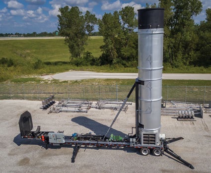 zephyr trailer mounted vapor combustor