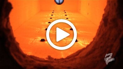 Furnace Firing Multiple Radiant Wall Industrial Process Burners