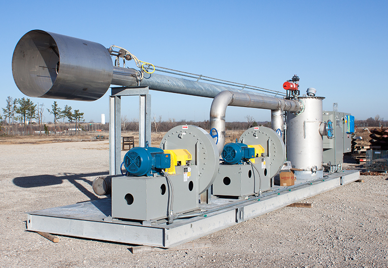 Exterior of Biogas and Landfill Flare System Exterior of Biogas and Landfill Flare System