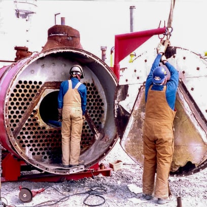 Zeeco Trabajadores de las instalaciones de ensayo