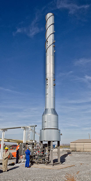 Vertical Packaged Thermal Oxidizer