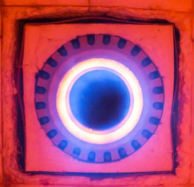 GLSF Free-Jet Down-Fired Gas Burner